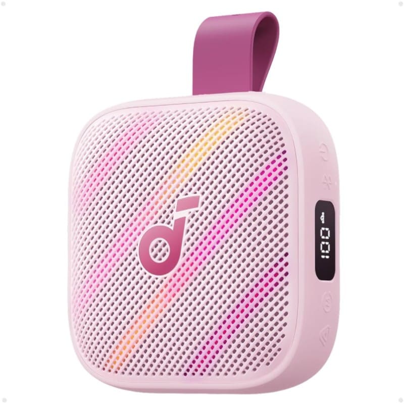 Anker D5103 Soundcore Boom Go 3i Portable Bluetooth Speaker - 15W - 24H Playtime - IP68 - Pink