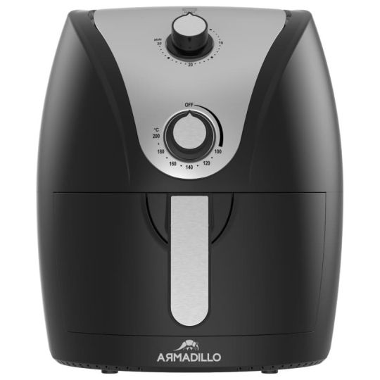 Armadillo Air Fryer 3.5L – 1400W – Silver & Black