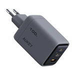 Aukey Comet Mix 3 100W PD Wall Charger With GaN Technology - Black | PA-C5