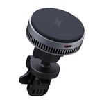 Aukey MagFusion Dash Plus Qi2.2 Wireless Charging Phone Mount with Active Cooling - HD-MC13AP - Black