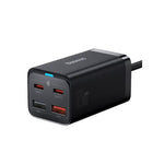 Baseus GaN3 Pro Desktop Powerstrip AC+2U+2C 65W EU – Black (Includes Baseus Xiaobai Series Type-C to Type-C 100W Cable 1m)