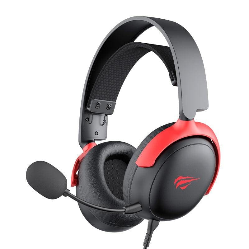 Havit H2015F 3.5mm Wired Gaming Headphone – Black/Red