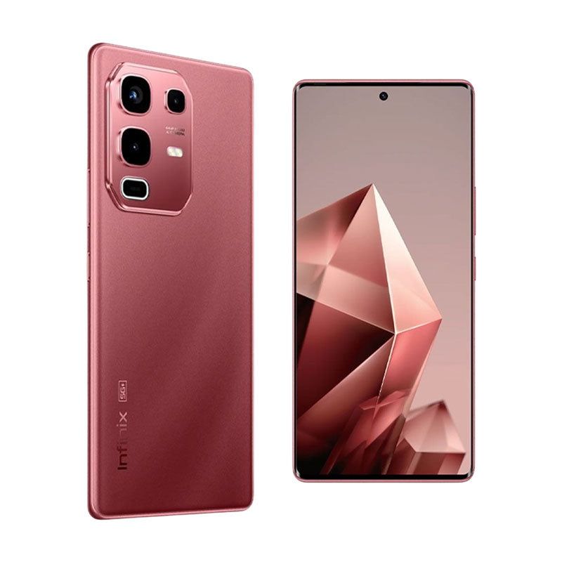 Infinix Note 50s - 256GB Storage - 8GB RAM - 5G Connectivity - Burgundy Red