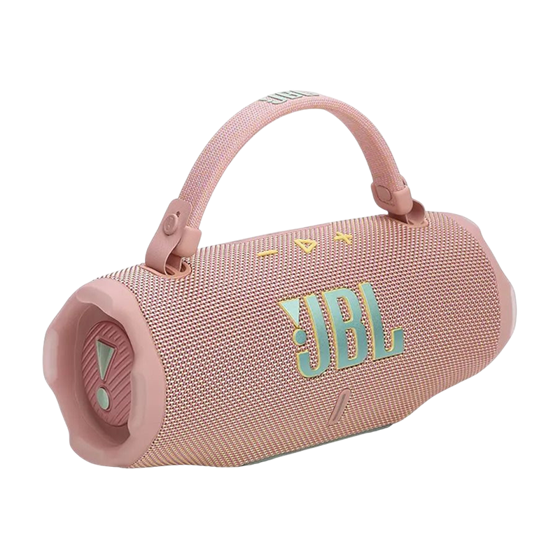 JBL Charge 6 Wireless Bluetooth Speaker – Pink – Powerful Bass