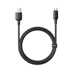 OS-Baseus Silky 3A Fast Charging Data Cable USB-A to USB-C – 1m – Black