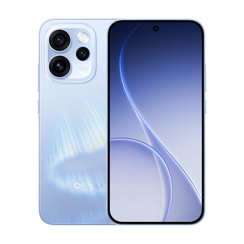 OPPO Reno 15F - 256GB Storage - 12GB RAM - 5G Connectivity – Aurora Blue