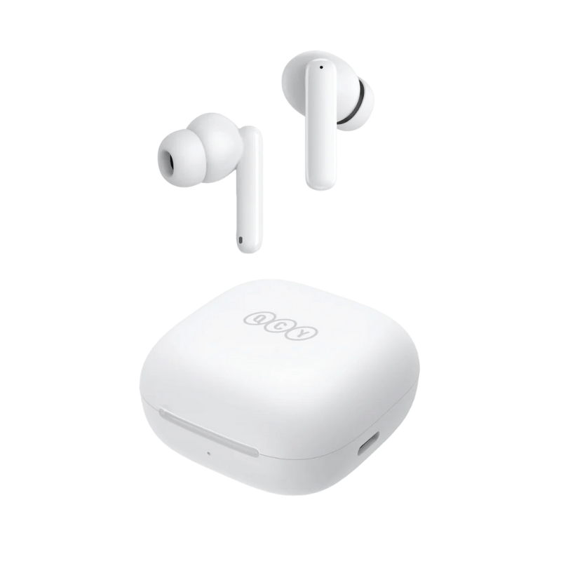 QCY T13 ANC True Wireless Earbuds Bluetooth 5.3-WHITE
