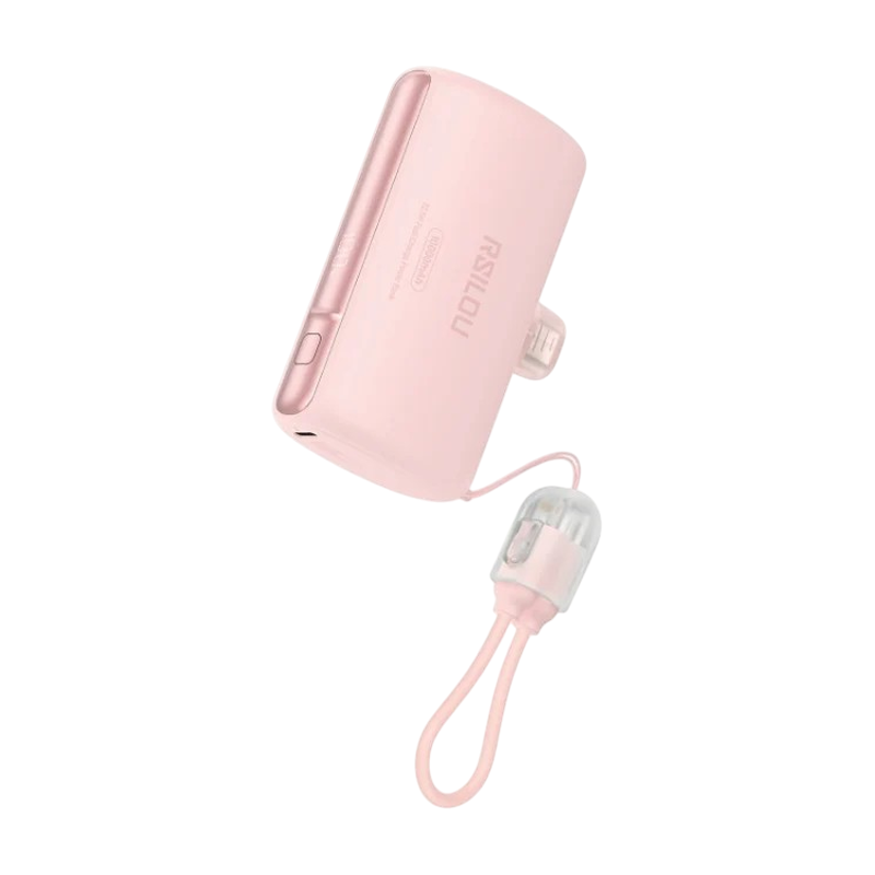 Rsilou R1028-001 Mini Power Bank 10000mAh – Pink