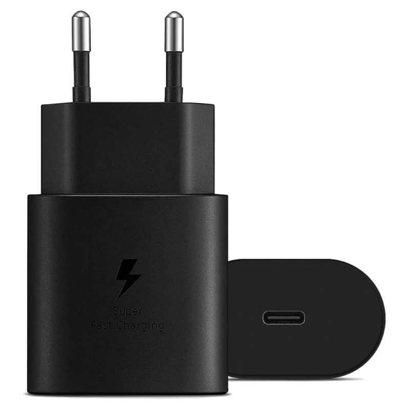 Samsung Power Adapter 25W Fast Charging 2-Pin – Black