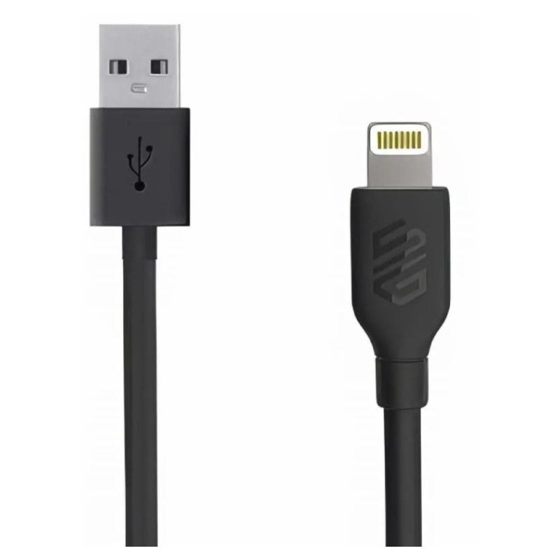 Smart Gate USB-A to Lightning Fast Charging Cable 1M - Black
