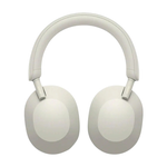 Sony WH-1000XM5 Wireless Noise Cancelling Headphones – Silver | Premium Over-Ear Bluetooth Headset with Mic