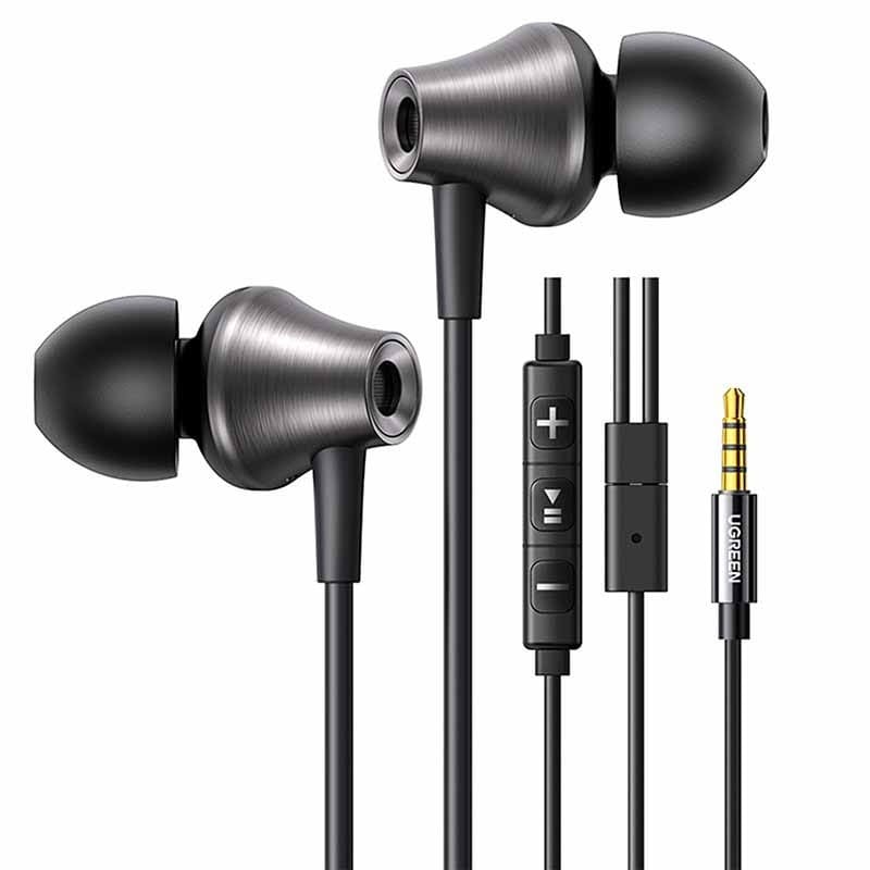 UGREEN EP105 - 35753 Wired Earphones - 3.5mm Jack - Black
