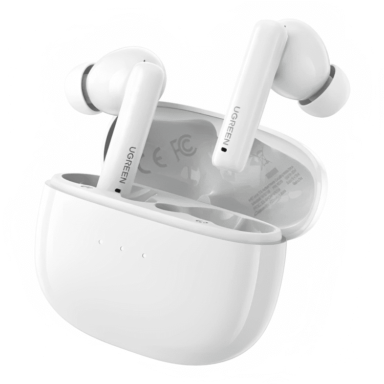 UGREEN WS206 HiTune T3 Pro ANC Wireless Earbuds – White