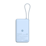 Xiaomi Power Bank 10000mAh 67W with Integrated Cable - Blue