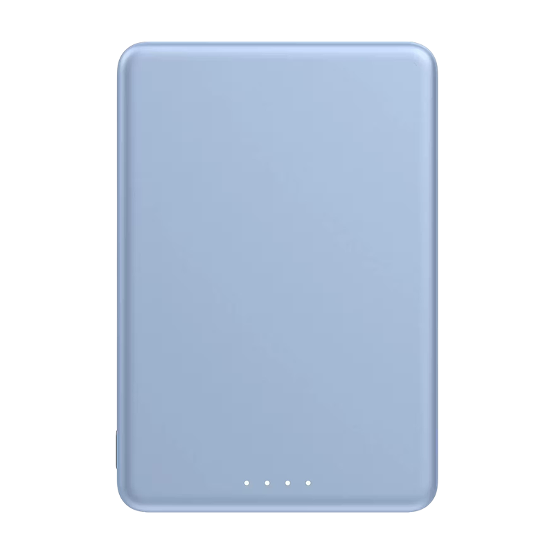 Xiaomi Super Slim Magnetic Power Bank 5000mAh - Wireless Charging - Blue