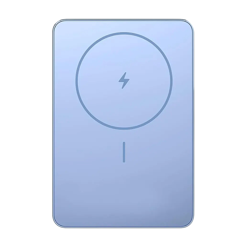 Xiaomi Super Slim Magnetic Power Bank 5000mAh - Wireless Charging - Blue