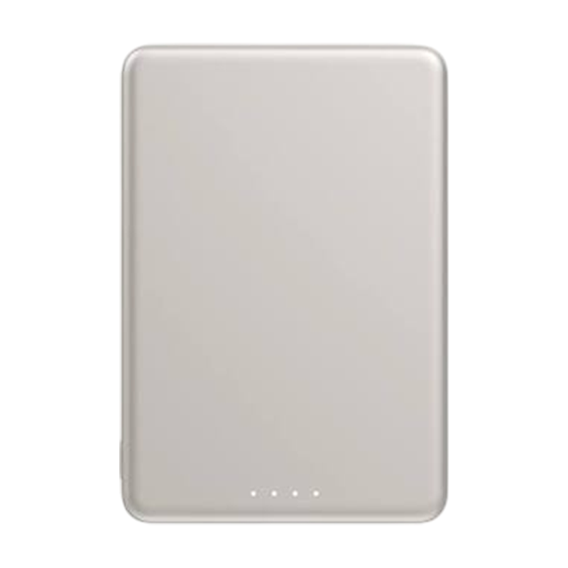 Xiaomi Super Slim Magnetic Power Bank 5000mAh - Wireless Charging - Gold 