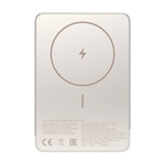 Xiaomi Super Slim Magnetic Power Bank 5000mAh - Wireless Charging - Gold 