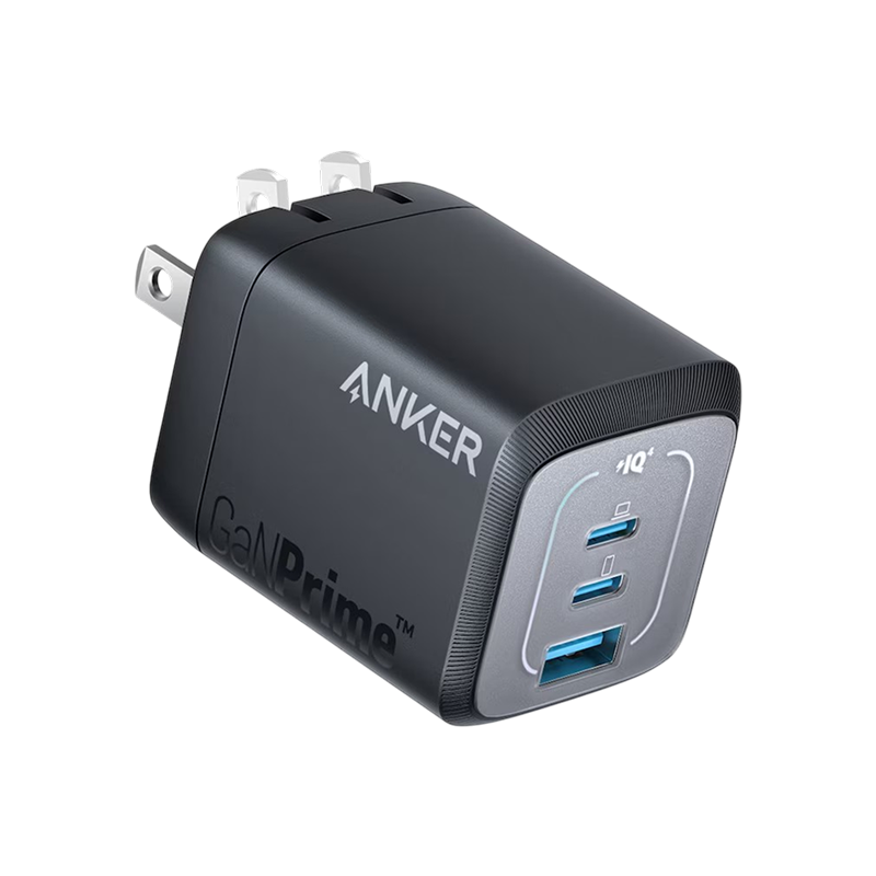 Anker Prime 67W GaN Wall Charger 3 Ports Fast Charger – Black