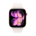 Apple Watch Series 11 46mm GPS Smart Watch Always-On Retina Display - Rose Gold Aluminum Case