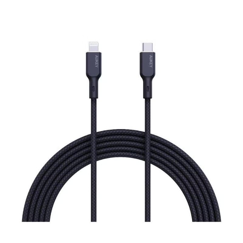 AUKEY Circlet CL USB-C to Lightning Cable 1M Fast Charging - Black