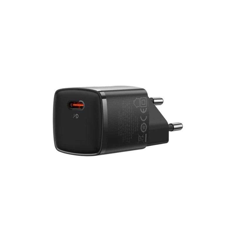 Baseus Cube Pro 30W Fast Charger 1C – EU Plug – Black