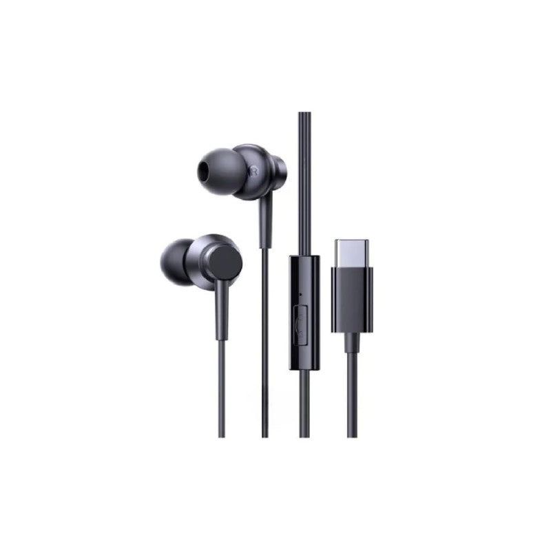 Baseus CZ11 Type-C Wired Earphones with Mic – Clear Sound – Black