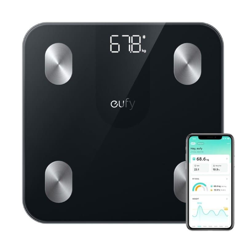 Eufy Smart Scale A1 Wireless Body Scale – T9120K11 – Black