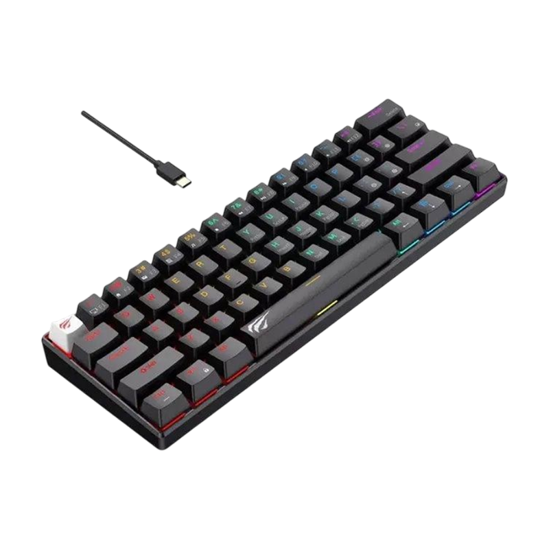 Havit KB903L Mechanical Gaming Keyboard RGB – Wired Gaming Keyboard