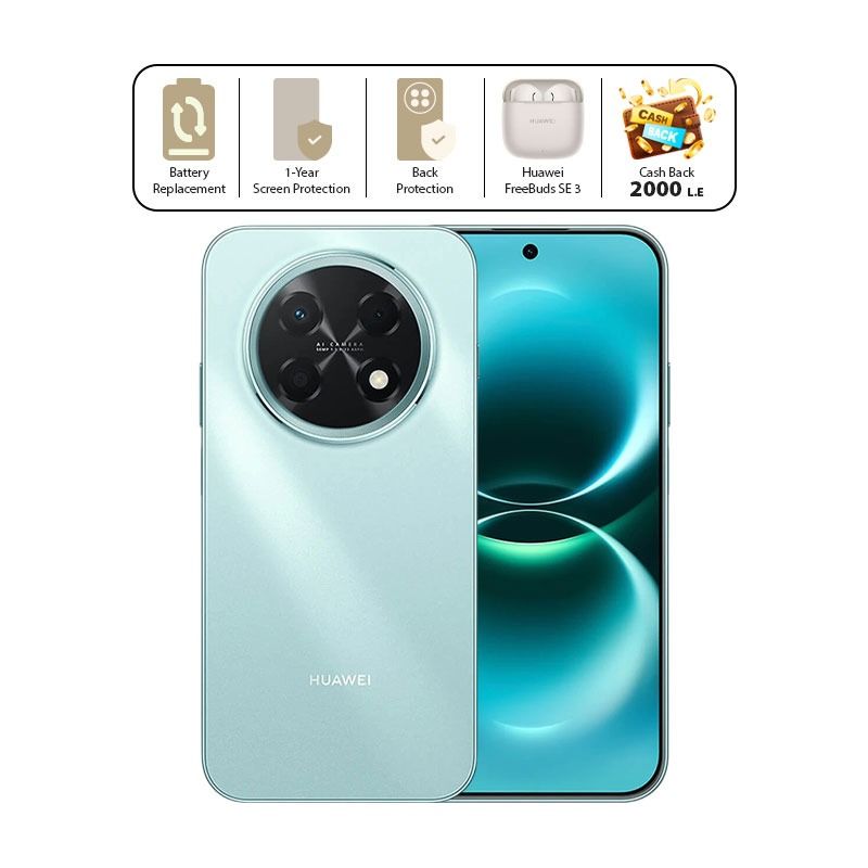 HUAWEI Nova 15 Max - 256GB Storage - 8+8GB RAM - 4G - Lake Cyan