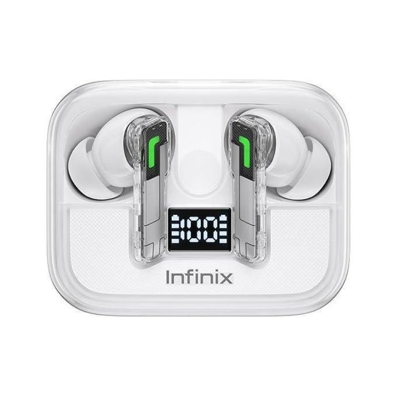Infinix GTBuds 4 XE35 True Wireless Gaming Earbuds Bluetooth ENC - White