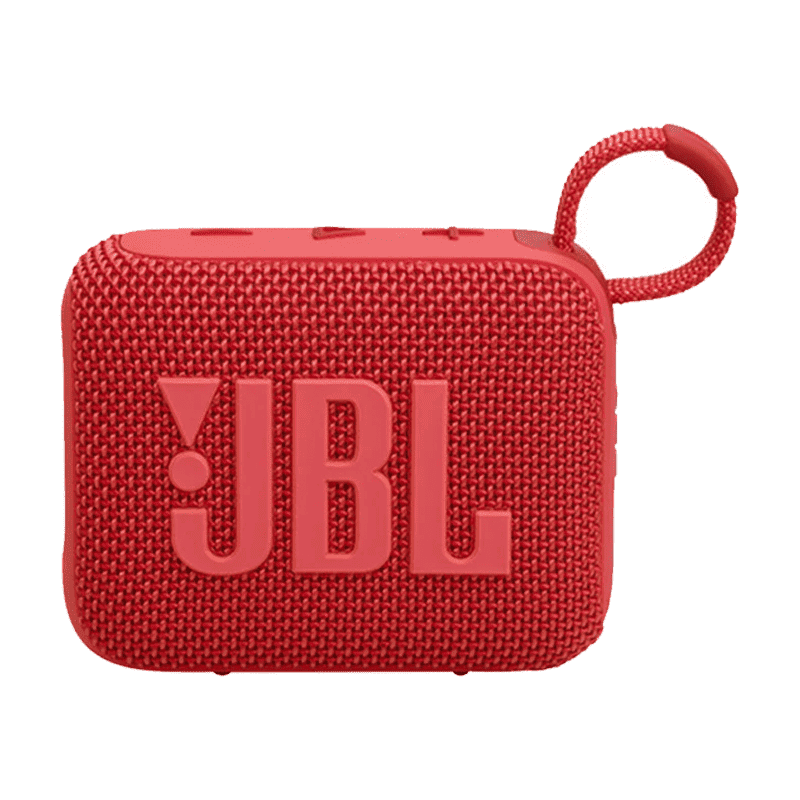 JBL GO 4 Bluetooth Portable Speaker - Waterproof IP67 - Dustproof - Wireless - Deep Bass – Red