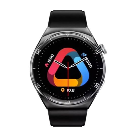 QCY Smart Watch GT 2 , 1.43 inches AMOLED - SMOKY BLACK