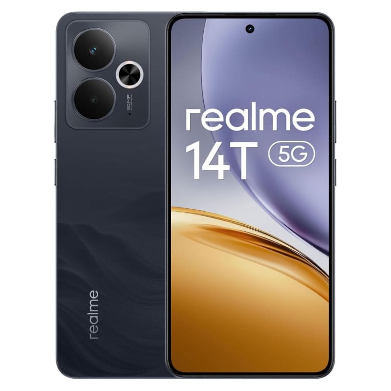 Realme 14T - 256GB Storage - 8GB RAM - 5G - Obsidian Black