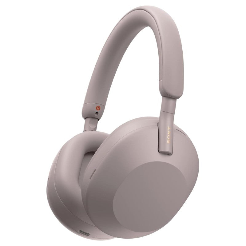 Sony WH-1000XM5 Wireless Noise Cancelling Headphones – Pink | Premium Over-Ear Bluetooth Headset with Mic