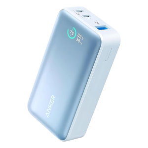 Anker Power Bank 533 ( PowerCore 30W ) 9800 mAh 3 Ports - Blue |iQ-Store