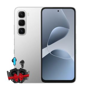 Infinix Hot 60i ,6GB RAM, 128GB Storage ,4G Connectivity - Titanium Silver | IQ-Store