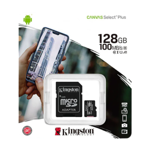 Kingston Memory Card 128GB 100MB/S (Warranty) | IQ-Store