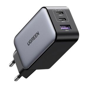 UGREEN Charger Adapter 65W  3-PORT GAN ( CD244 ) - Black