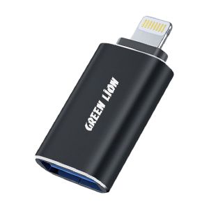 GREEN OTG ADAPTER LIGHTNING TO USB GE - C062 | IQ_Store