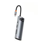 Baseus Metal Gleam Series 4K 60Hz Clarity 7-Port USB-HUB | iQ-Store
